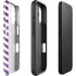 Purple Chevron iPhone 16 Plus Impact Case